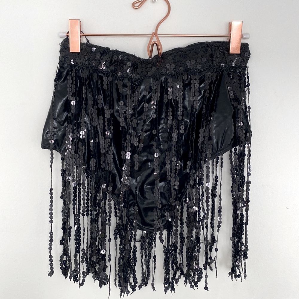 Shein Sequin Fringe hot pants/shorts/bottoms